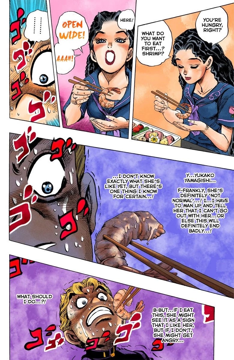JoJo's Bizarre Adventure Part 4 - Diamond is Unbreakable (Official Colored) Chapter 30 page 9 - Chapter 30: Yukako Yamagishi is in Love - Part 2