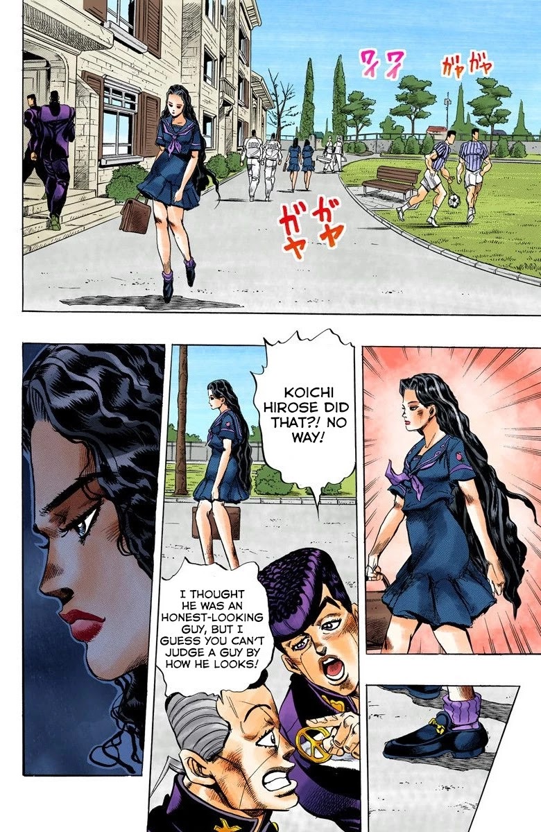 JoJo's Bizarre Adventure Part 4 - Diamond is Unbreakable (Official Colored) Chapter 31 page 10 - Chapter 31: Yukako Yamagishi is in Love - Part 3