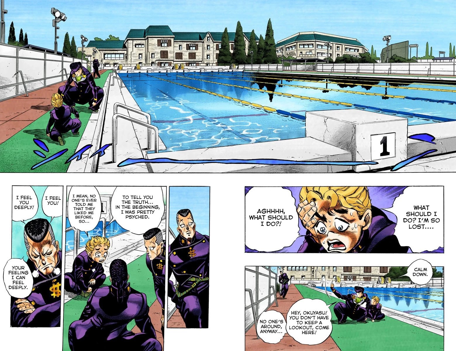 JoJo's Bizarre Adventure Part 4 - Diamond is Unbreakable (Official Colored) Chapter 31 page 3 - Chapter 31: Yukako Yamagishi is in Love - Part 3