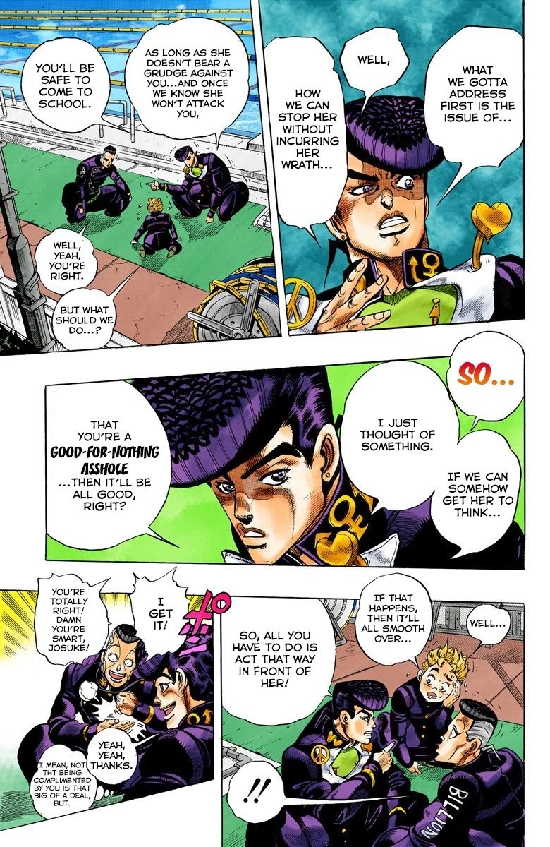 JoJo's Bizarre Adventure Part 4 - Diamond is Unbreakable (Official Colored) Chapter 31 page 5 - Chapter 31: Yukako Yamagishi is in Love - Part 3