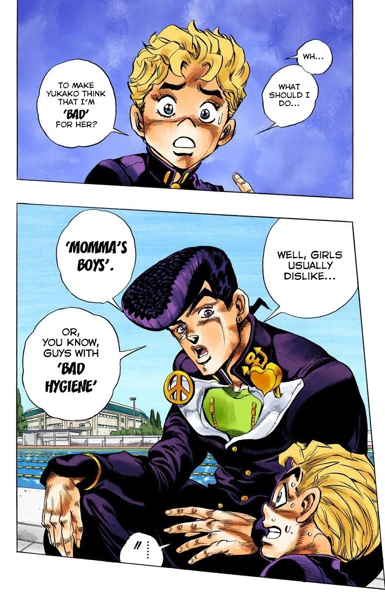 JoJo's Bizarre Adventure Part 4 - Diamond is Unbreakable (Official Colored) Chapter 31 page 6 - Chapter 31: Yukako Yamagishi is in Love - Part 3