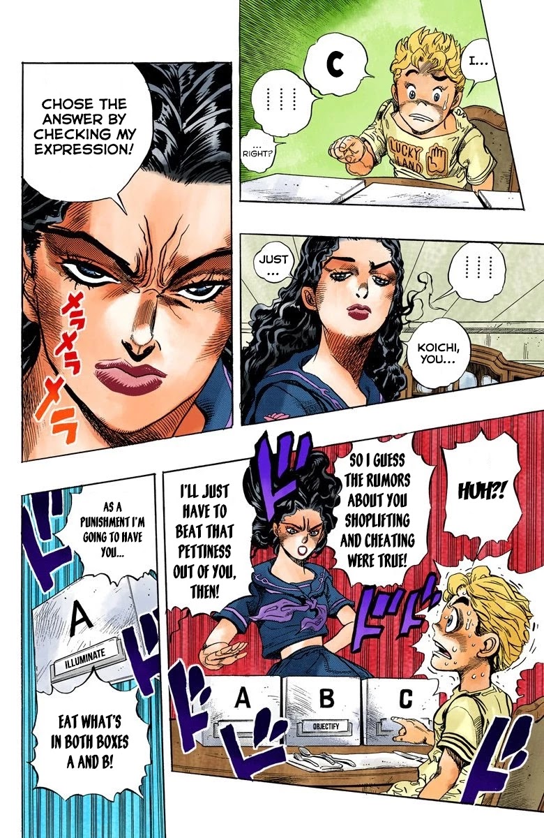 JoJo's Bizarre Adventure Part 4 - Diamond is Unbreakable (Official Colored) Chapter 32 page 13 - Chapter 32: Yukako Yamagishi is in Love - Part 4