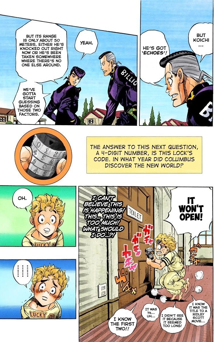 JoJo's Bizarre Adventure Part 4 - Diamond is Unbreakable (Official Colored) Chapter 32 page 20 - Chapter 32: Yukako Yamagishi is in Love - Part 4