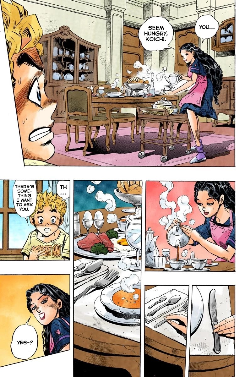 JoJo's Bizarre Adventure Part 4 - Diamond is Unbreakable (Official Colored) Chapter 32 page 4 - Chapter 32: Yukako Yamagishi is in Love - Part 4