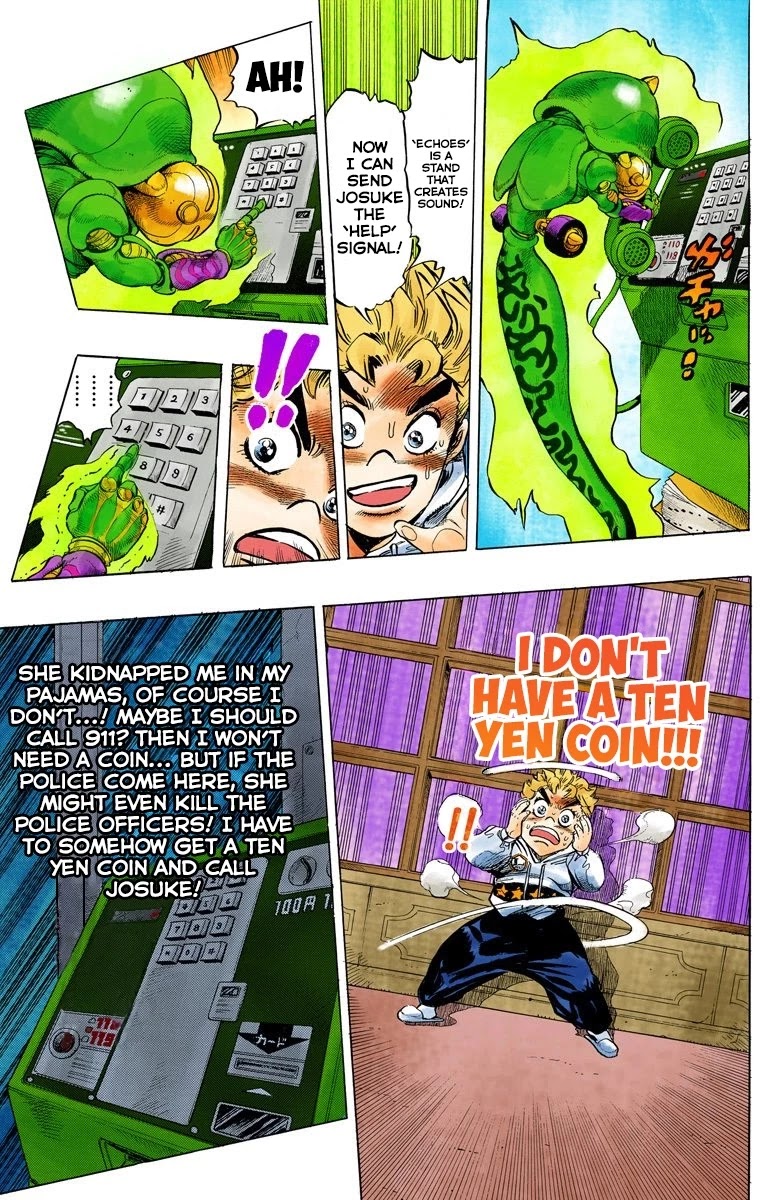 JoJo's Bizarre Adventure Part 4 - Diamond is Unbreakable (Official Colored) Chapter 33 page 12 - Chapter 33: Yukako Yamagishi is in Love - Part 5