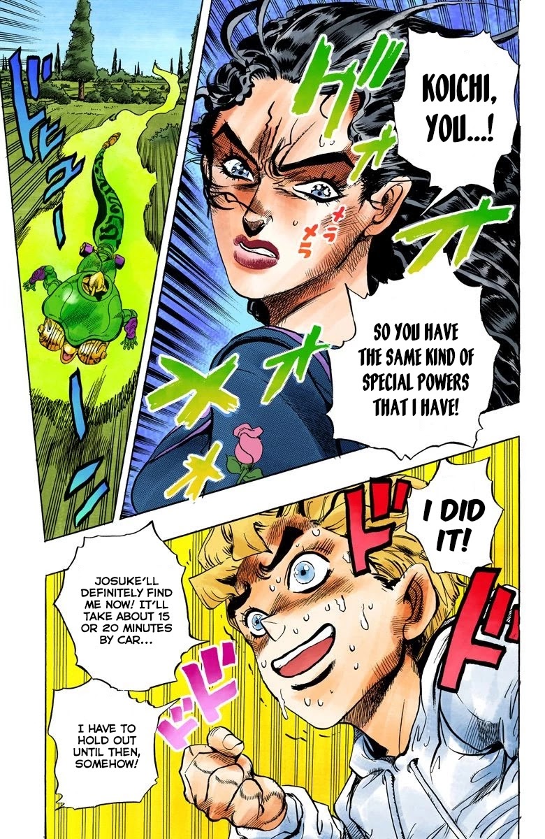 JoJo's Bizarre Adventure Part 4 - Diamond is Unbreakable (Official Colored) Chapter 33 page 20 - Chapter 33: Yukako Yamagishi is in Love - Part 5