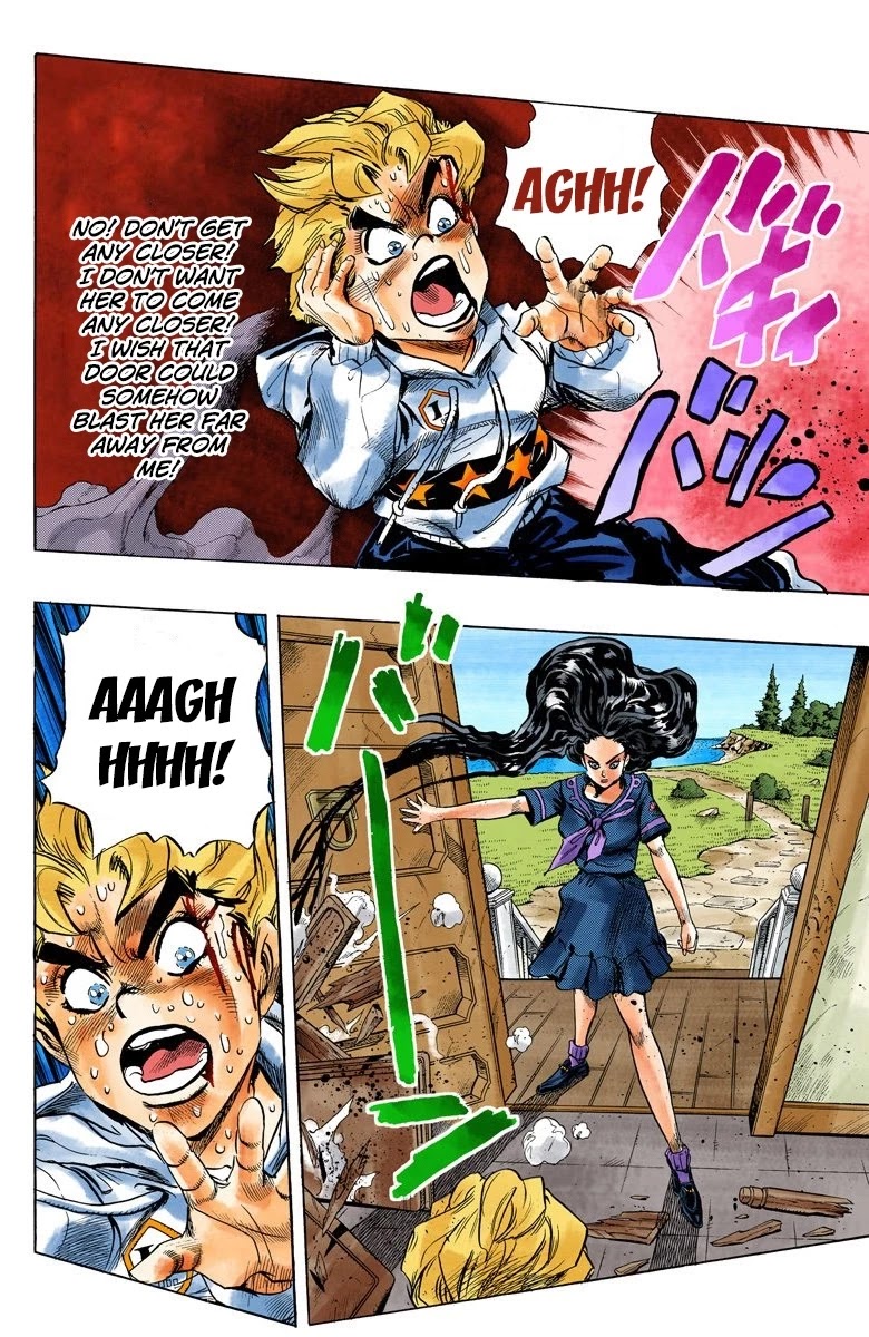JoJo's Bizarre Adventure Part 4 - Diamond is Unbreakable (Official Colored) Chapter 35 page 7 - Chapter 35: Yukako Yamagishi is in Love - Part 7