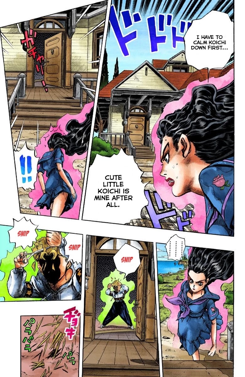 JoJo's Bizarre Adventure Part 4 - Diamond is Unbreakable (Official Colored) Chapter 36 page 5 - Chapter 36: Yukako Yamagishi is in Love - Part 8