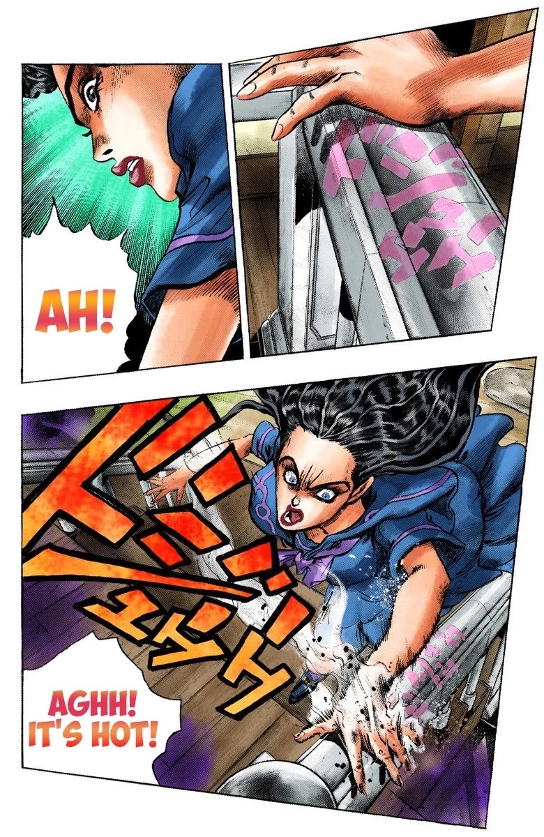 JoJo's Bizarre Adventure Part 4 - Diamond is Unbreakable (Official Colored) Chapter 36 page 8 - Chapter 36: Yukako Yamagishi is in Love - Part 8