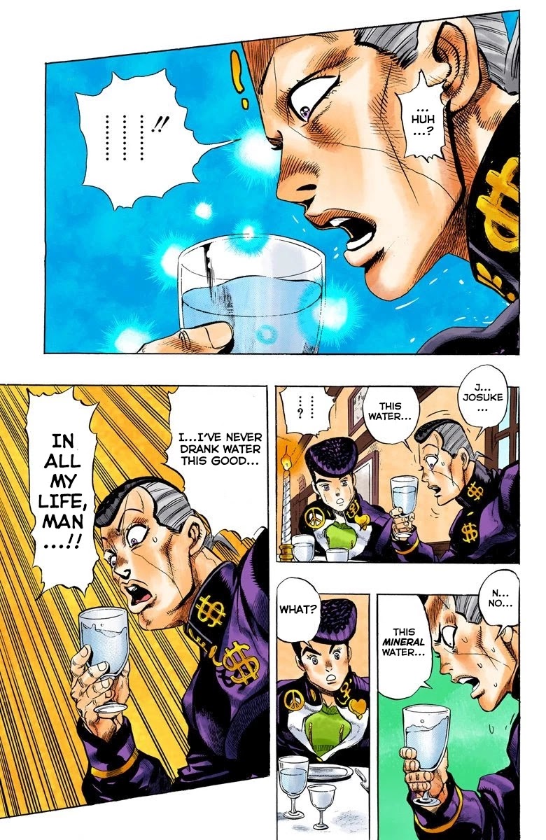 JoJo's Bizarre Adventure Part 4 - Diamond is Unbreakable (Official Colored) Chapter 38 page 14 - Chapter 38: Let's Go Eat Italian Food - Part 1