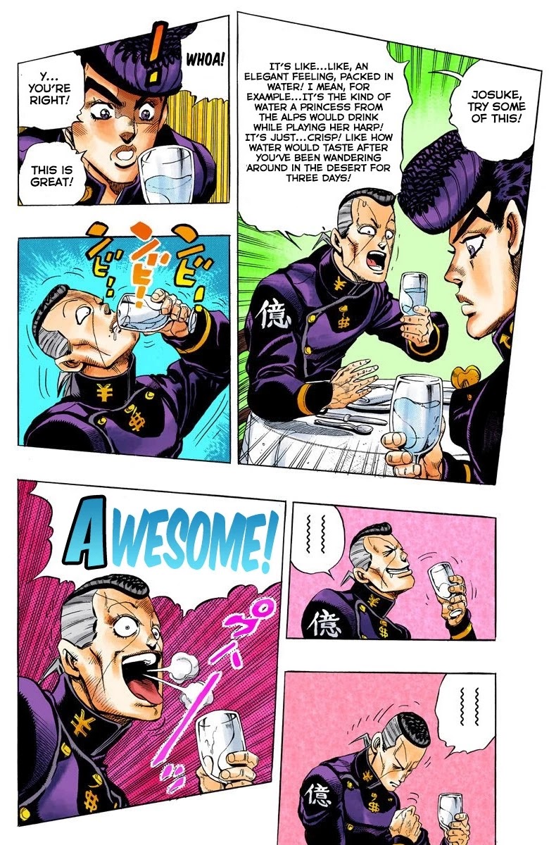 JoJo's Bizarre Adventure Part 4 - Diamond is Unbreakable (Official Colored) Chapter 38 page 15 - Chapter 38: Let's Go Eat Italian Food - Part 1