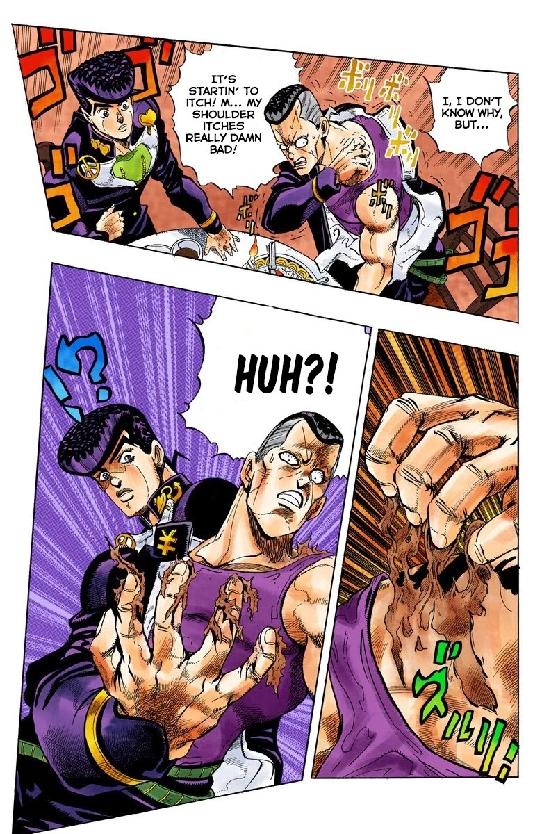 JoJo's Bizarre Adventure Part 4 - Diamond is Unbreakable (Official Colored) Chapter 39 page 12 - Chapter 39: Let's Go Eat Italian Food - Part 2
