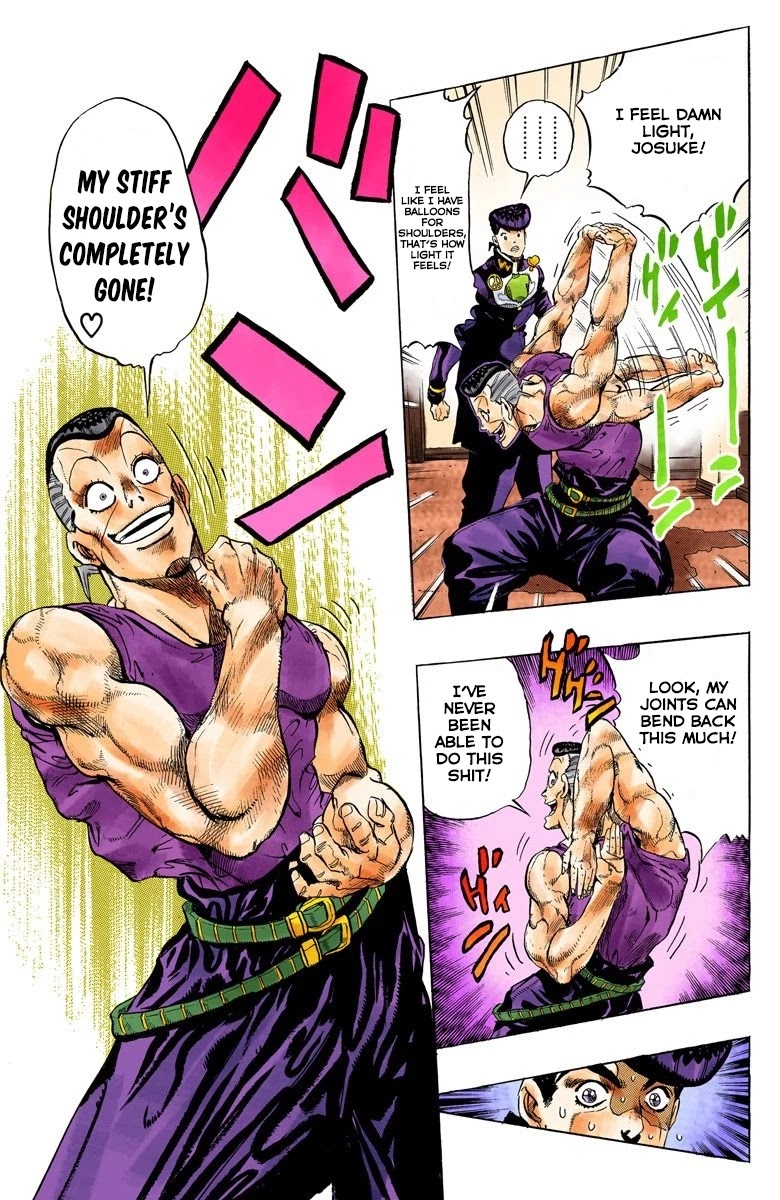 JoJo's Bizarre Adventure Part 4 - Diamond is Unbreakable (Official Colored) Chapter 39 page 18 - Chapter 39: Let's Go Eat Italian Food - Part 2