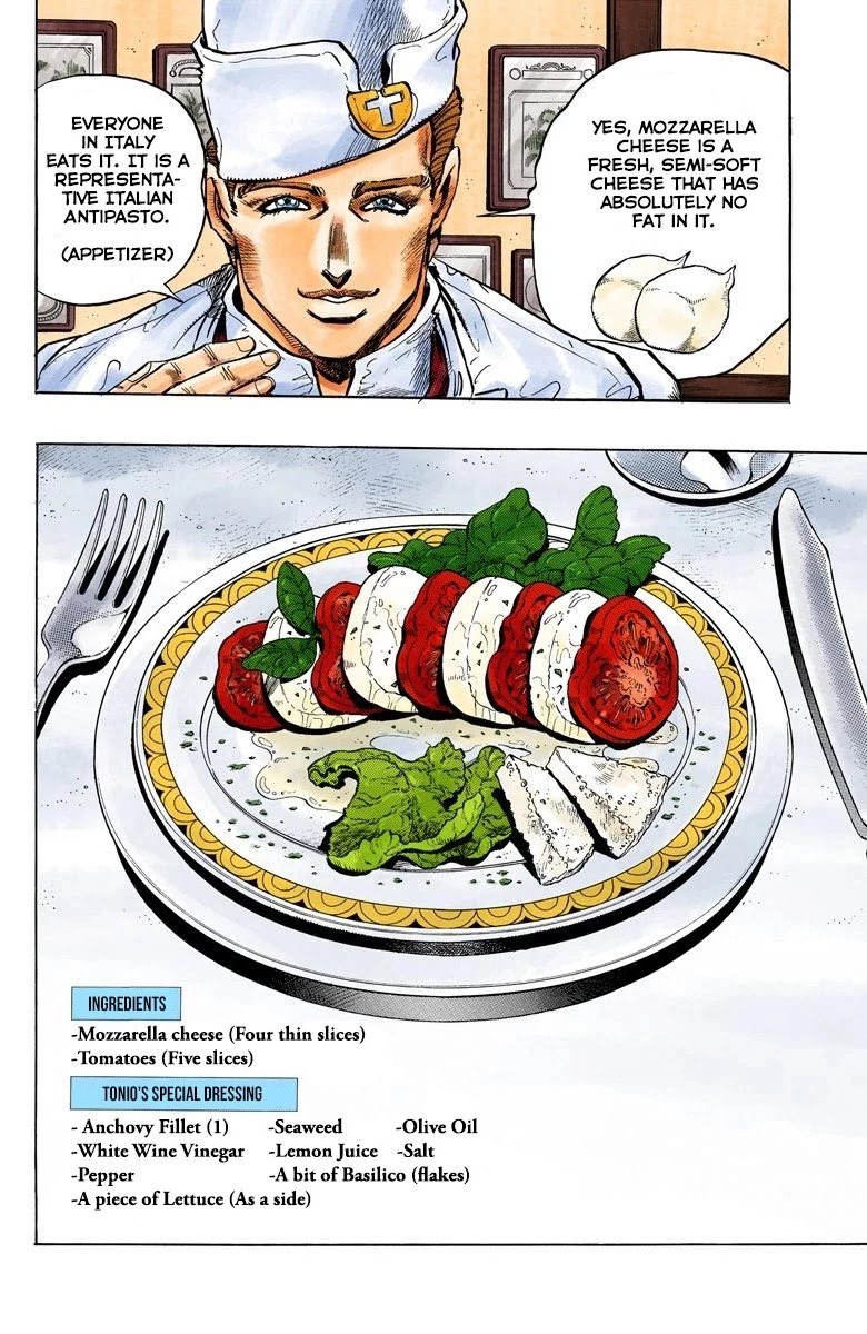 JoJo's Bizarre Adventure Part 4 - Diamond is Unbreakable (Official Colored) Chapter 39 page 5 - Chapter 39: Let's Go Eat Italian Food - Part 2