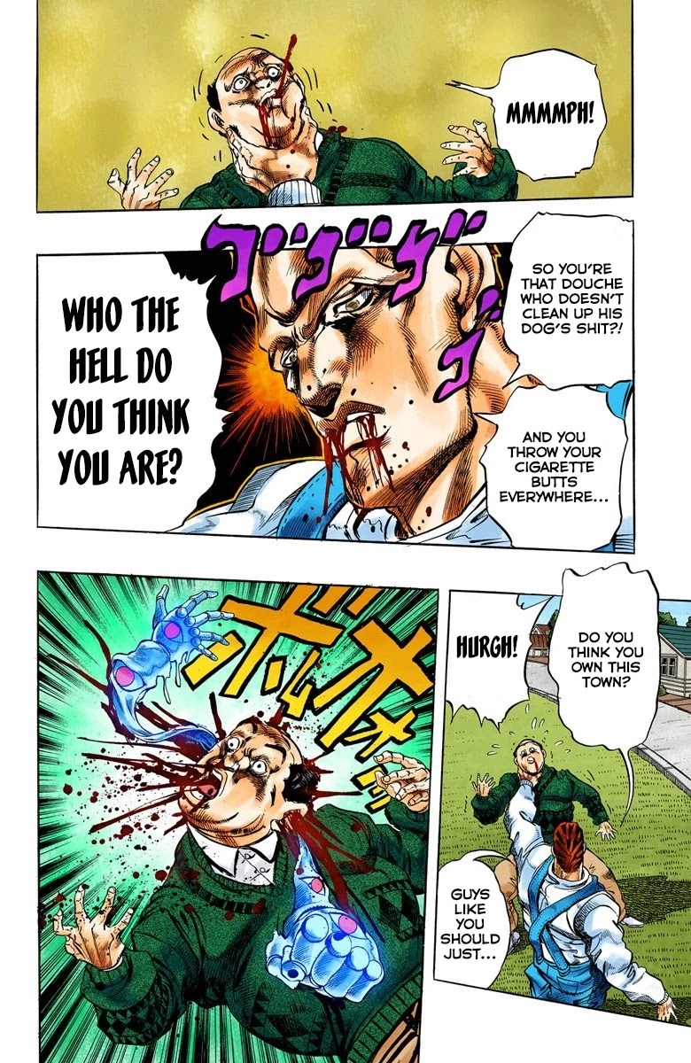 JoJo's Bizarre Adventure Part 4 - Diamond is Unbreakable (Official Colored) Chapter 4 page 11 - Chapter 4: Josuke Higashikata Meets Angelo! - Part 1