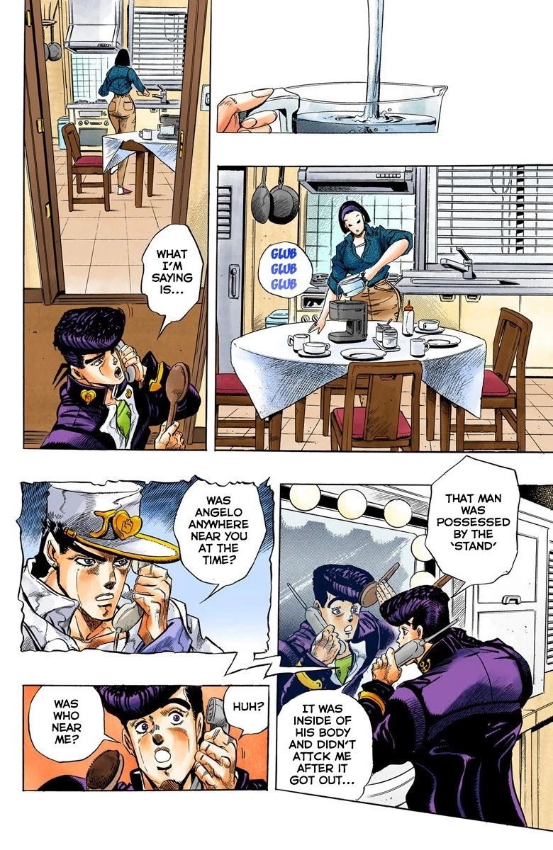 JoJo's Bizarre Adventure Part 4 - Diamond is Unbreakable (Official Colored) Chapter 4 page 13 - Chapter 4: Josuke Higashikata Meets Angelo! - Part 1