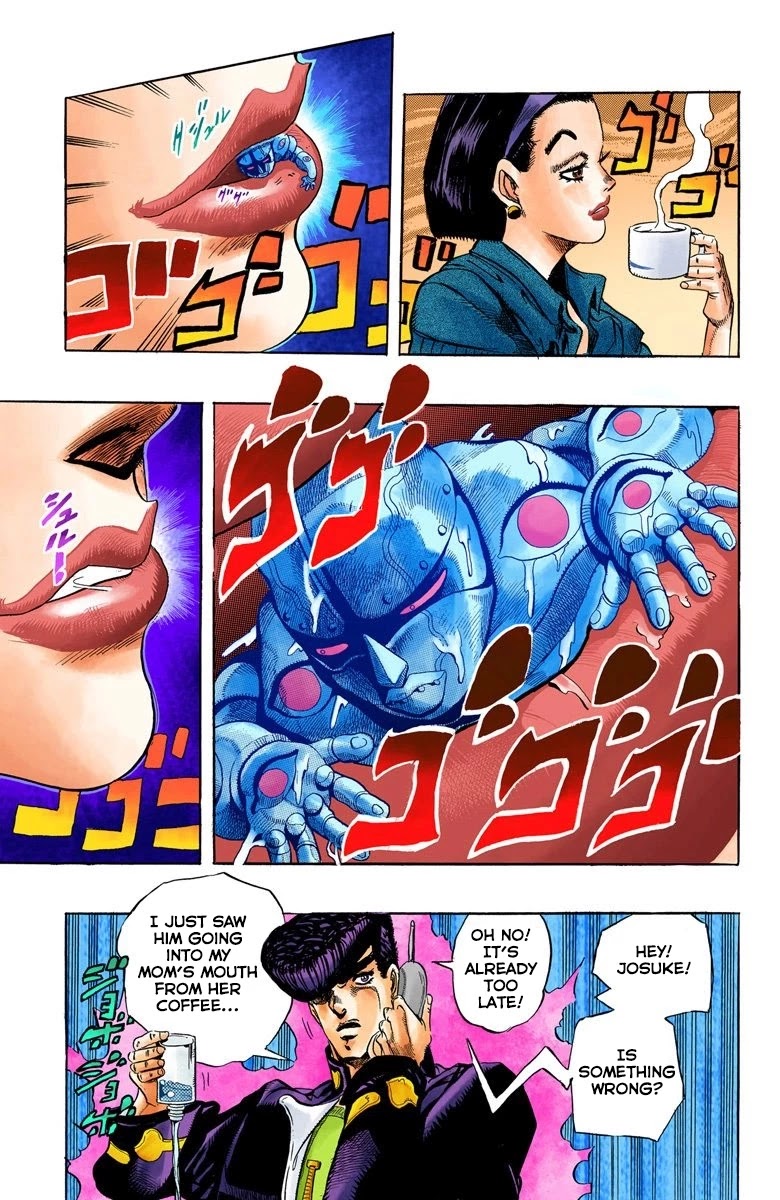 JoJo's Bizarre Adventure Part 4 - Diamond is Unbreakable (Official Colored) Chapter 4 page 16 - Chapter 4: Josuke Higashikata Meets Angelo! - Part 1