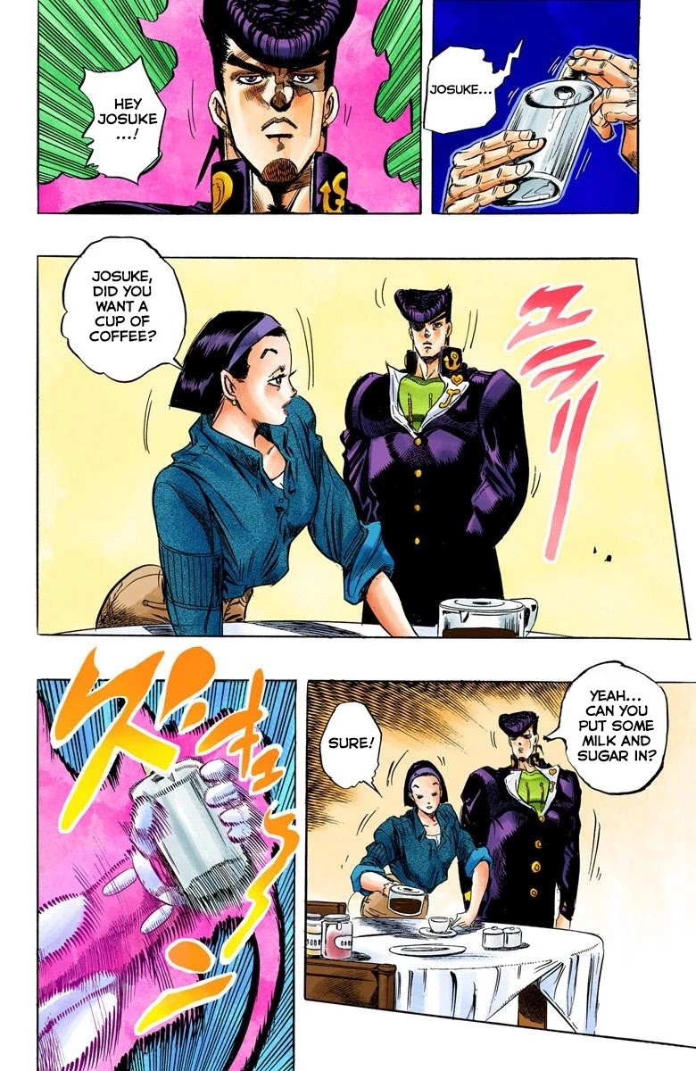 JoJo's Bizarre Adventure Part 4 - Diamond is Unbreakable (Official Colored) Chapter 4 page 17 - Chapter 4: Josuke Higashikata Meets Angelo! - Part 1