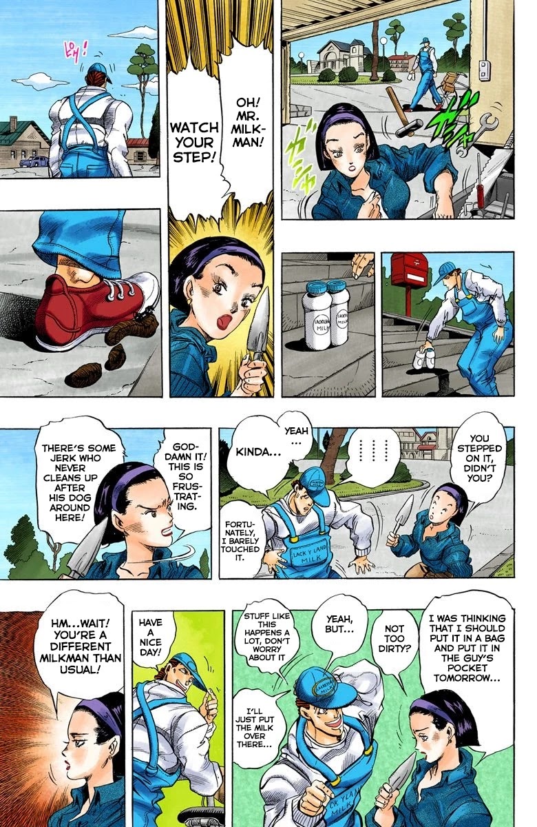 JoJo's Bizarre Adventure Part 4 - Diamond is Unbreakable (Official Colored) Chapter 4 page 4 - Chapter 4: Josuke Higashikata Meets Angelo! - Part 1