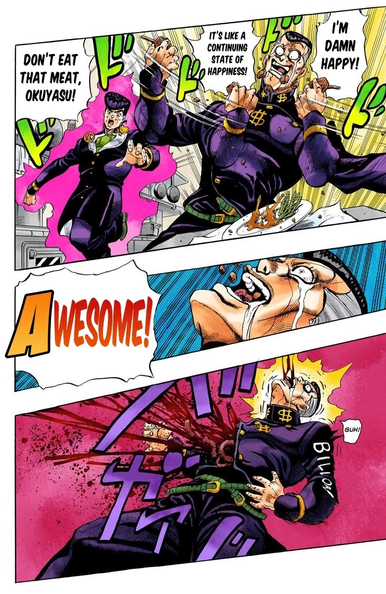 JoJo's Bizarre Adventure Part 4 - Diamond is Unbreakable (Official Colored) Chapter 41 page 11 - Chapter 41: Let's Go Eat Italian Food - Part 4