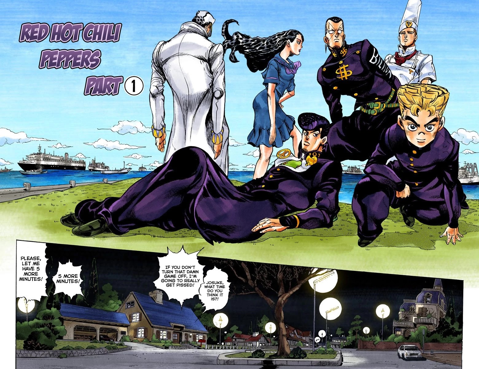 JoJo's Bizarre Adventure Part 4 - Diamond is Unbreakable (Official Colored) Chapter 42 page 1 - Chapter 42: Red Hot Chili Pepper - Part 1