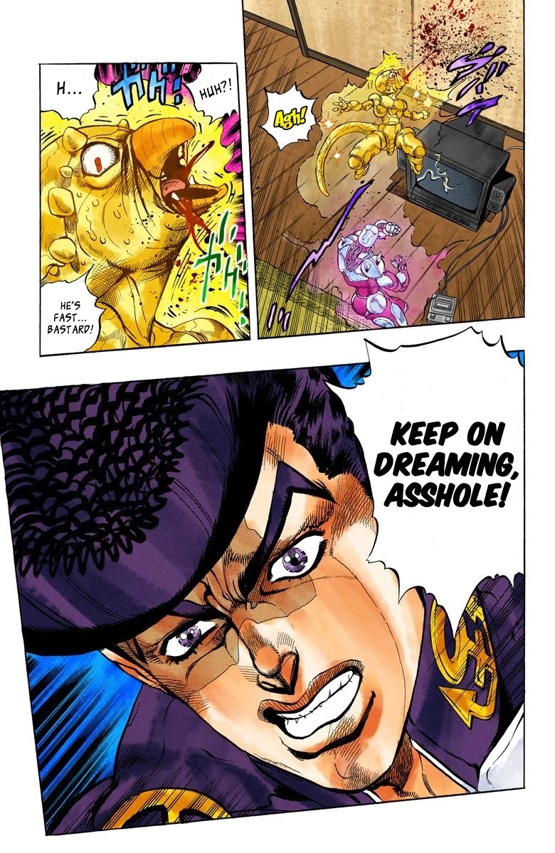 JoJo's Bizarre Adventure Part 4 - Diamond is Unbreakable (Official Colored) Chapter 42 page 11 - Chapter 42: Red Hot Chili Pepper - Part 1