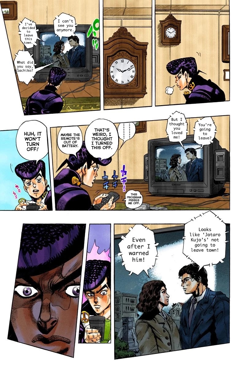 JoJo's Bizarre Adventure Part 4 - Diamond is Unbreakable (Official Colored) Chapter 42 page 3 - Chapter 42: Red Hot Chili Pepper - Part 1