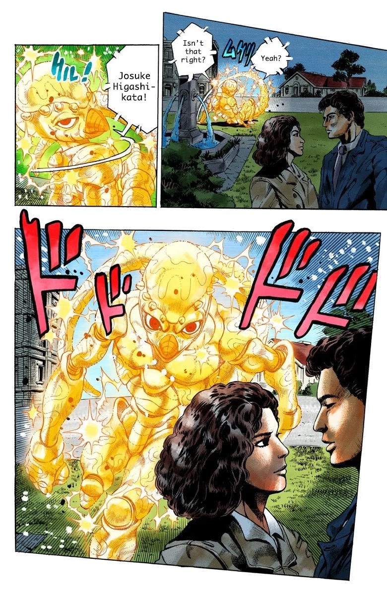 JoJo's Bizarre Adventure Part 4 - Diamond is Unbreakable (Official Colored) Chapter 42 page 4 - Chapter 42: Red Hot Chili Pepper - Part 1