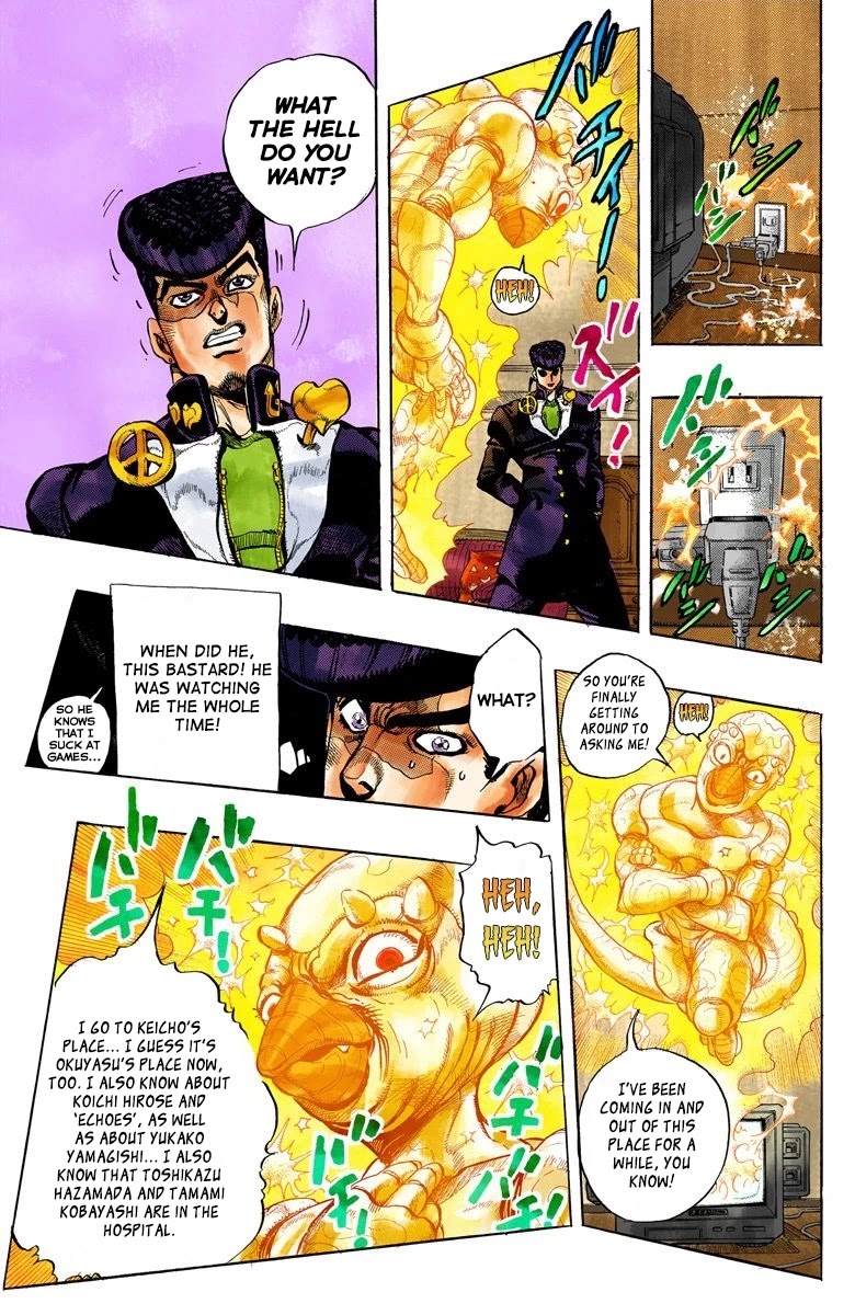 JoJo's Bizarre Adventure Part 4 - Diamond is Unbreakable (Official Colored) Chapter 42 page 7 - Chapter 42: Red Hot Chili Pepper - Part 1