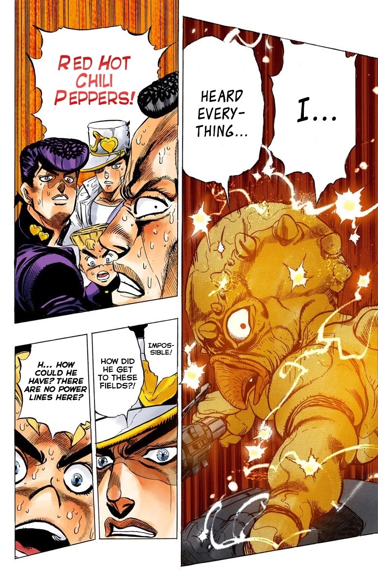 JoJo's Bizarre Adventure Part 4 - Diamond is Unbreakable (Official Colored) Chapter 43 page 13 - Chapter 43: Red Hot Chili Pepper - Part 2