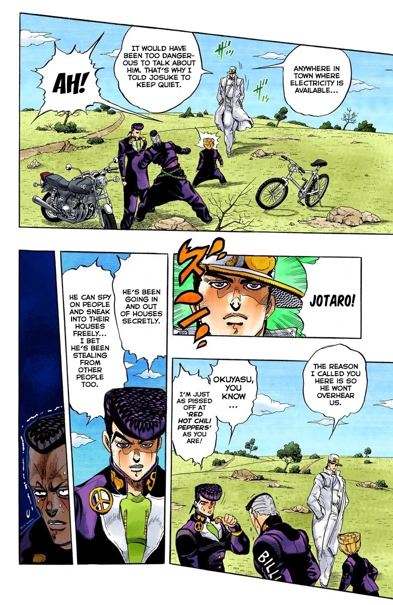 JoJo's Bizarre Adventure Part 4 - Diamond is Unbreakable (Official Colored) Chapter 43 page 6 - Chapter 43: Red Hot Chili Pepper - Part 2