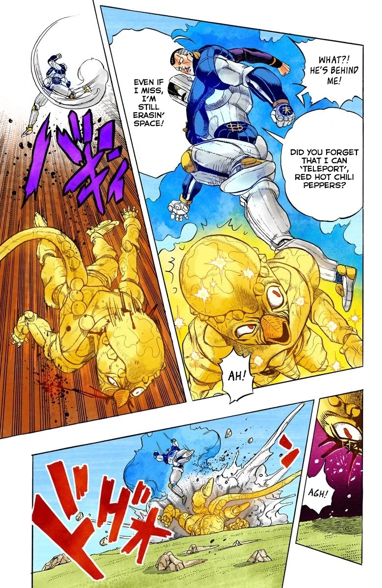 JoJo's Bizarre Adventure Part 4 - Diamond is Unbreakable (Official Colored) Chapter 44 page 14 - Chapter 44: Red Hot Chili Pepper - Part 3