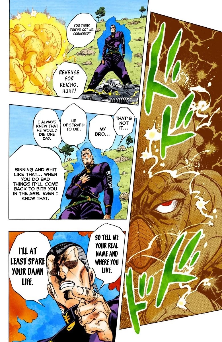 JoJo's Bizarre Adventure Part 4 - Diamond is Unbreakable (Official Colored) Chapter 44 page 9 - Chapter 44: Red Hot Chili Pepper - Part 3