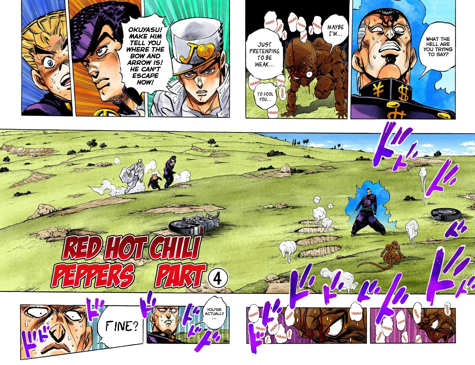 JoJo's Bizarre Adventure Part 4 - Diamond is Unbreakable (Official Colored) Chapter 45 page 1 - Chapter 45: Red Hot Chili Pepper - Part 4
