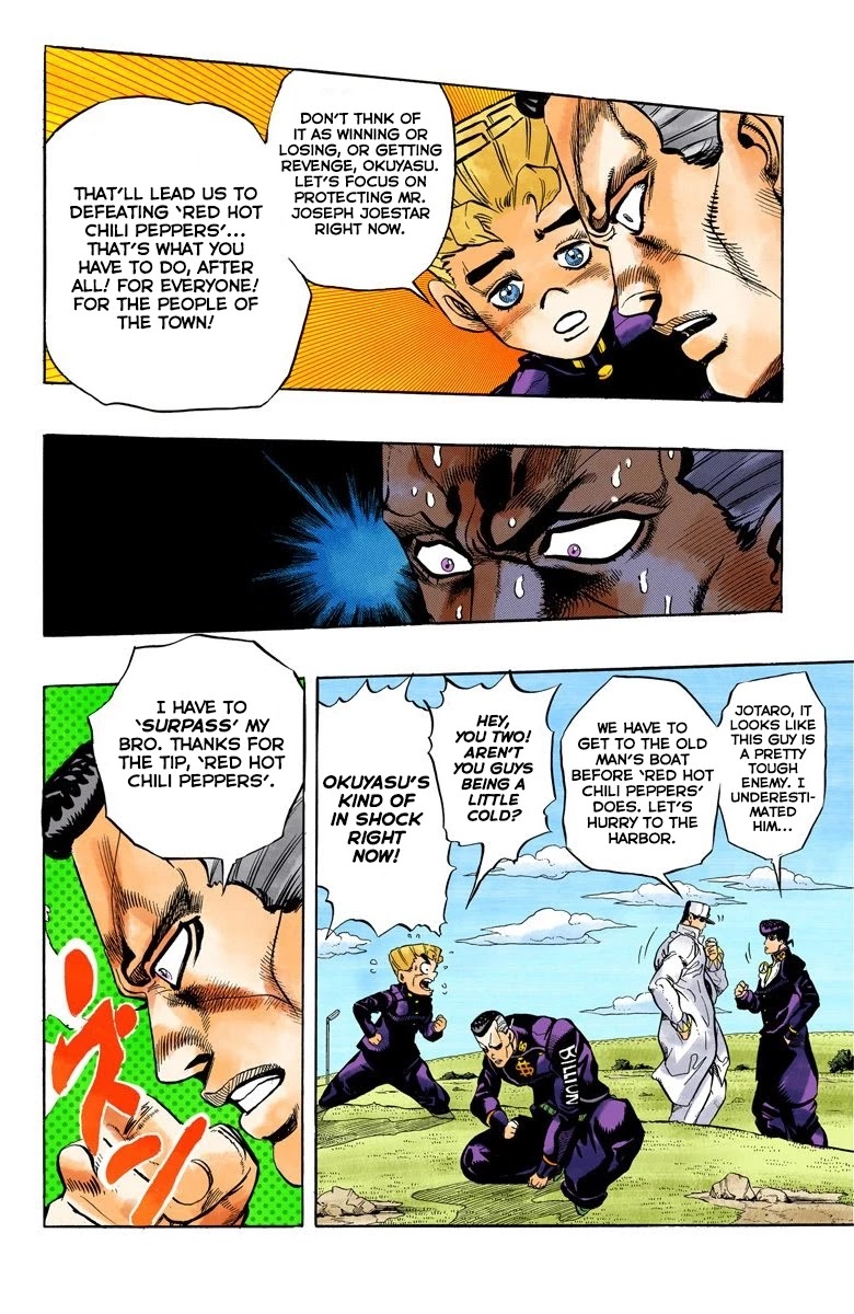 JoJo's Bizarre Adventure Part 4 - Diamond is Unbreakable (Official Colored) Chapter 45 page 18 - Chapter 45: Red Hot Chili Pepper - Part 4