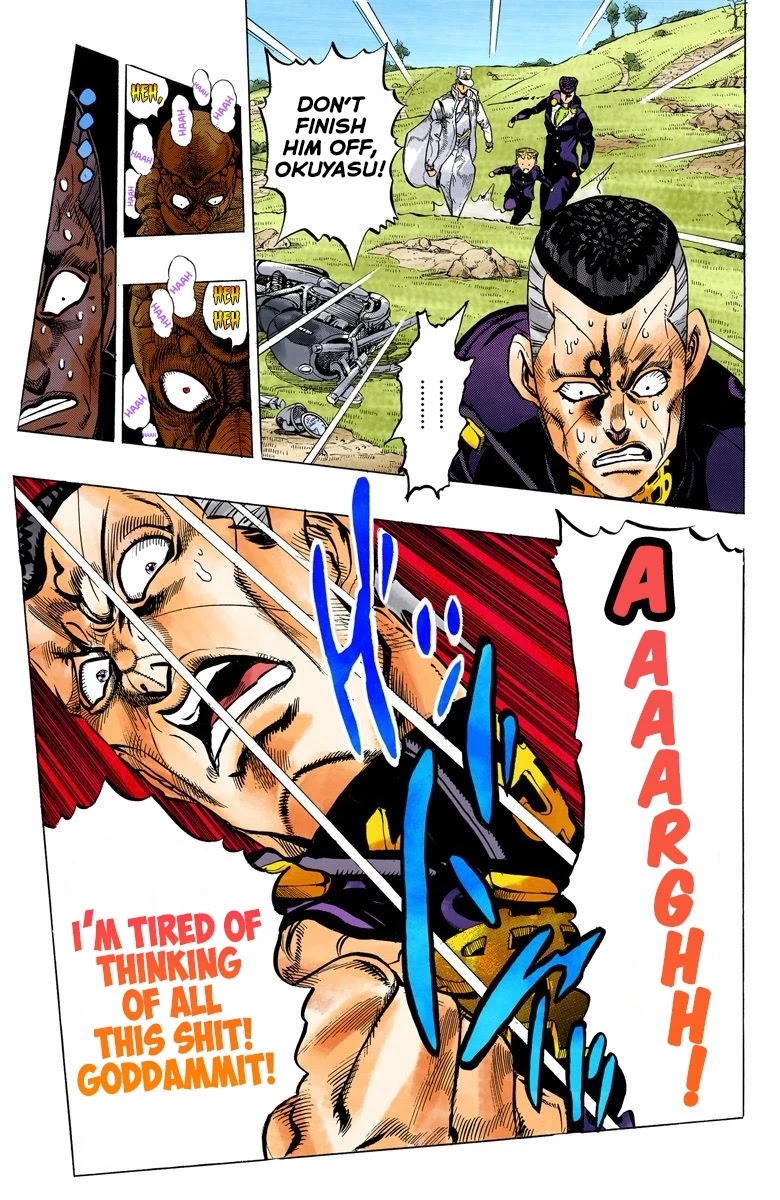 JoJo's Bizarre Adventure Part 4 - Diamond is Unbreakable (Official Colored) Chapter 45 page 3 - Chapter 45: Red Hot Chili Pepper - Part 4