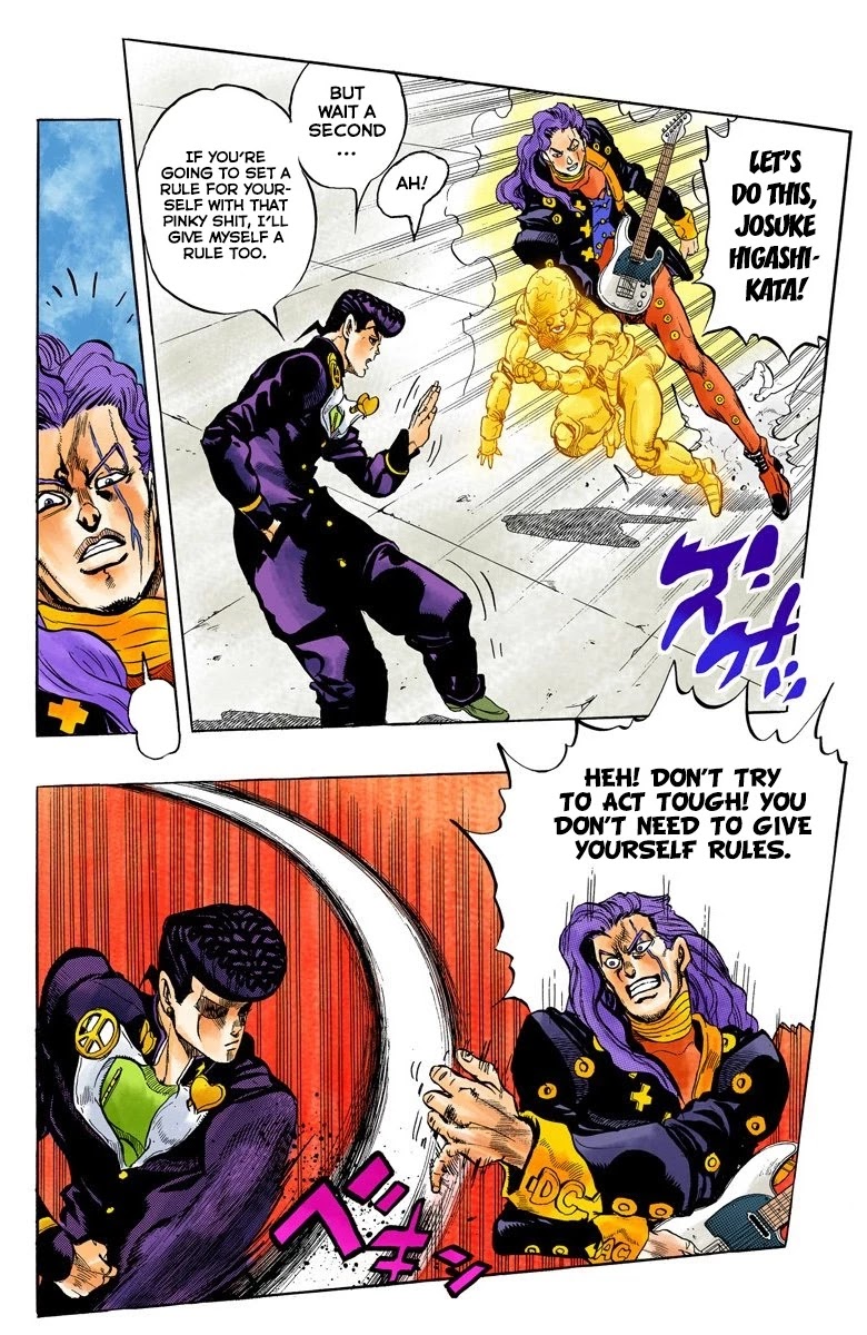 JoJo's Bizarre Adventure Part 4 - Diamond is Unbreakable (Official Colored) Chapter 46 page 17 - Chapter 46: Red Hot Chili Pepper - Part 5