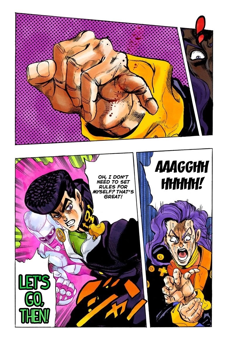 JoJo's Bizarre Adventure Part 4 - Diamond is Unbreakable (Official Colored) Chapter 46 page 18 - Chapter 46: Red Hot Chili Pepper - Part 5