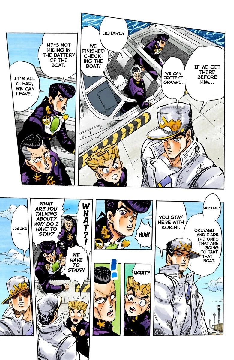 JoJo's Bizarre Adventure Part 4 - Diamond is Unbreakable (Official Colored) Chapter 46 page 4 - Chapter 46: Red Hot Chili Pepper - Part 5