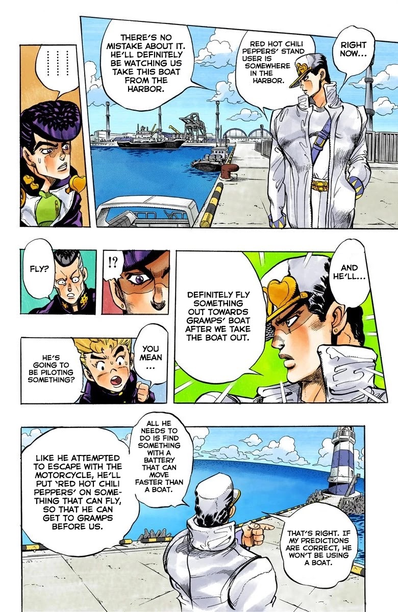 JoJo's Bizarre Adventure Part 4 - Diamond is Unbreakable (Official Colored) Chapter 46 page 5 - Chapter 46: Red Hot Chili Pepper - Part 5