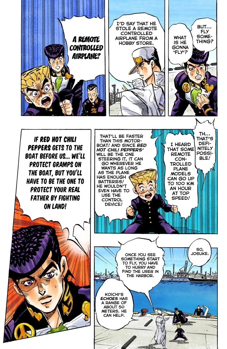 JoJo's Bizarre Adventure Part 4 - Diamond is Unbreakable (Official Colored) Chapter 46 page 6 - Chapter 46: Red Hot Chili Pepper - Part 5