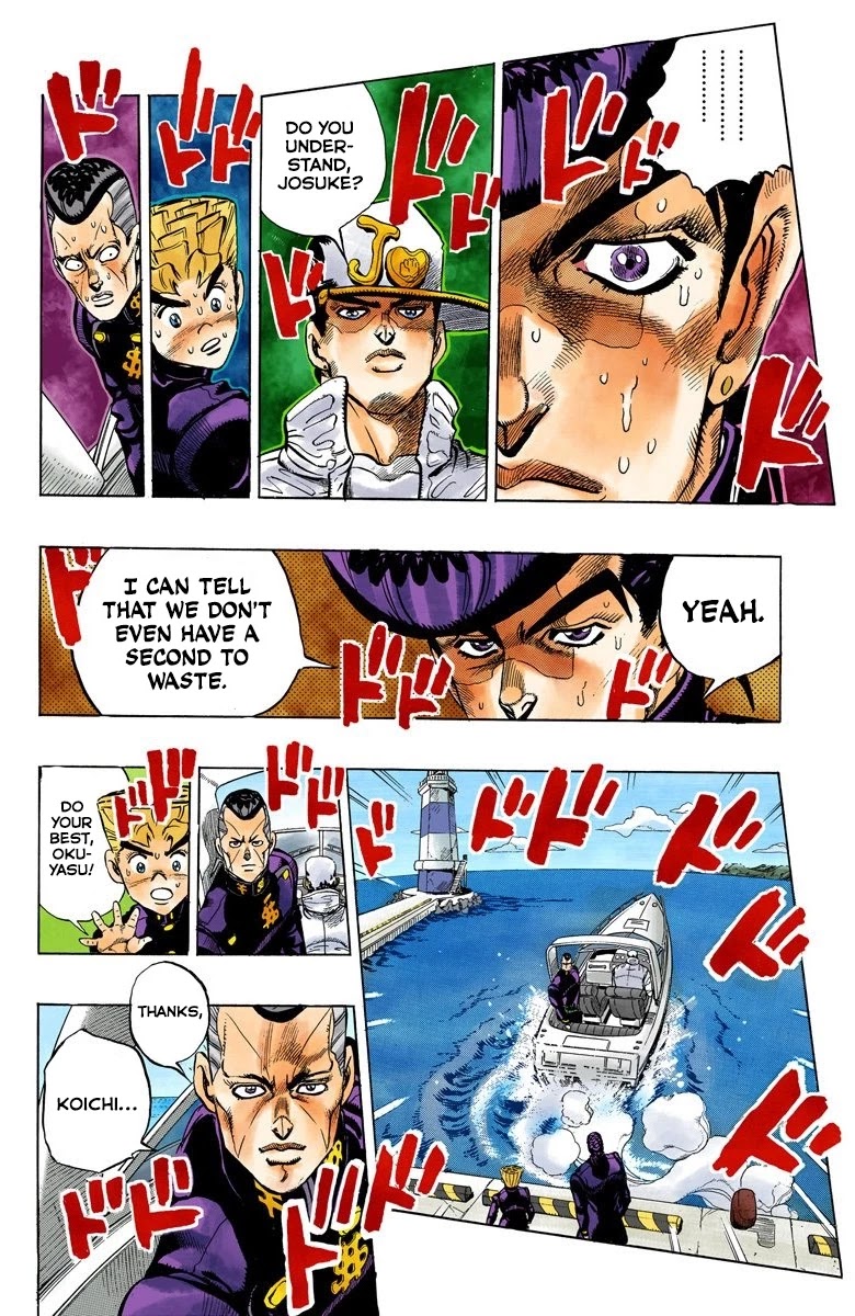 JoJo's Bizarre Adventure Part 4 - Diamond is Unbreakable (Official Colored) Chapter 46 page 7 - Chapter 46: Red Hot Chili Pepper - Part 5