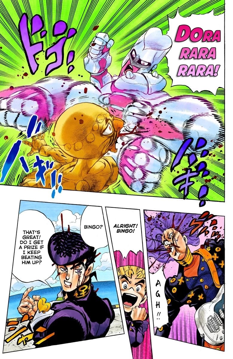 JoJo's Bizarre Adventure Part 4 - Diamond is Unbreakable (Official Colored) Chapter 47 page 20 - Chapter 47: Red Hot Chili Pepper - Part 6