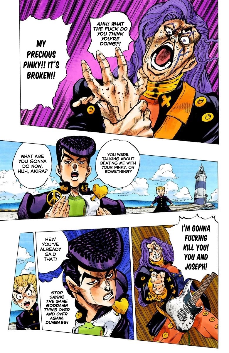 JoJo's Bizarre Adventure Part 4 - Diamond is Unbreakable (Official Colored) Chapter 47 page 4 - Chapter 47: Red Hot Chili Pepper - Part 6