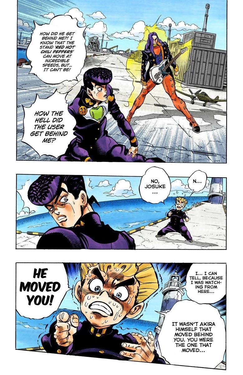 JoJo's Bizarre Adventure Part 4 - Diamond is Unbreakable (Official Colored) Chapter 47 page 9 - Chapter 47: Red Hot Chili Pepper - Part 6