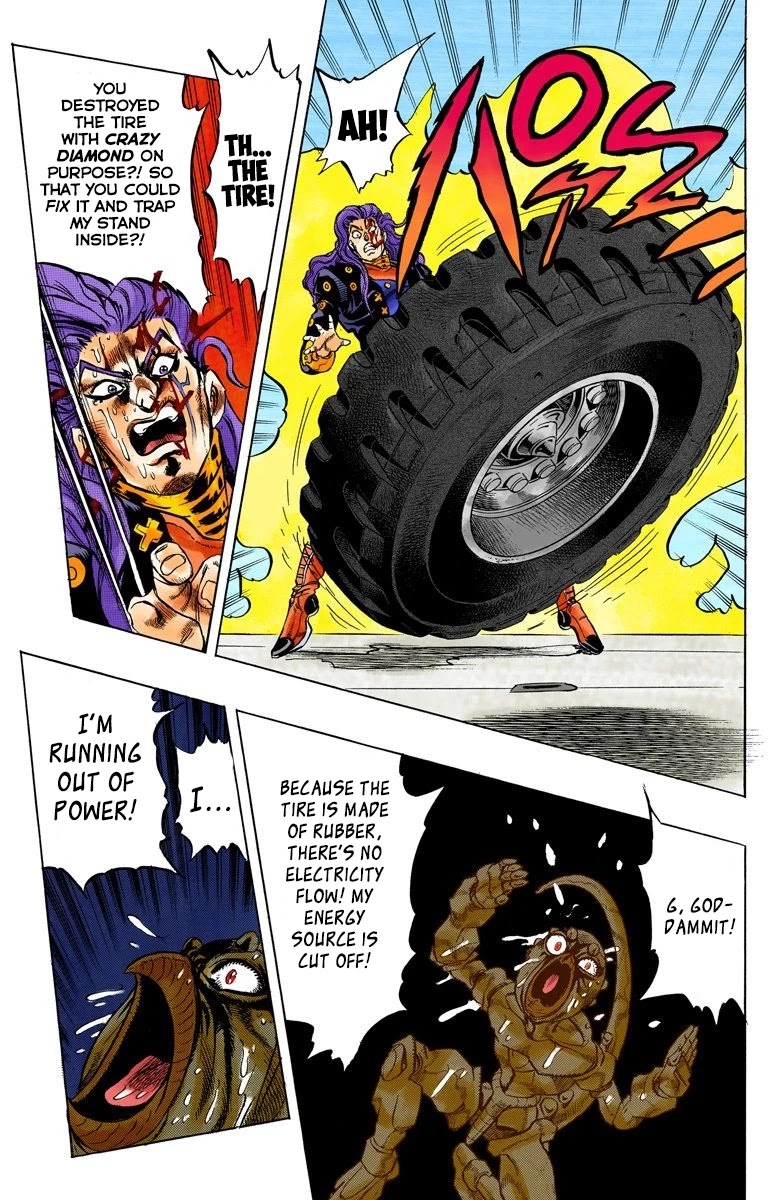 JoJo's Bizarre Adventure Part 4 - Diamond is Unbreakable (Official Colored) Chapter 48 page 16 - Chapter 48: Red Hot Chili Pepper - Part 7