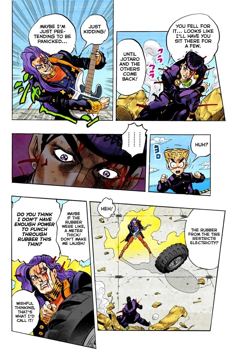 JoJo's Bizarre Adventure Part 4 - Diamond is Unbreakable (Official Colored) Chapter 48 page 17 - Chapter 48: Red Hot Chili Pepper - Part 7