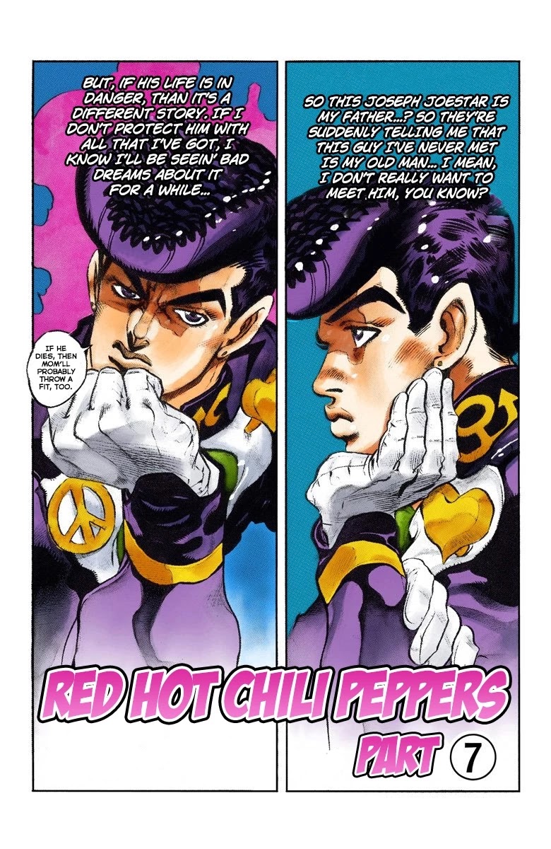 JoJo's Bizarre Adventure Part 4 - Diamond is Unbreakable (Official Colored) Chapter 48 page 3 - Chapter 48: Red Hot Chili Pepper - Part 7