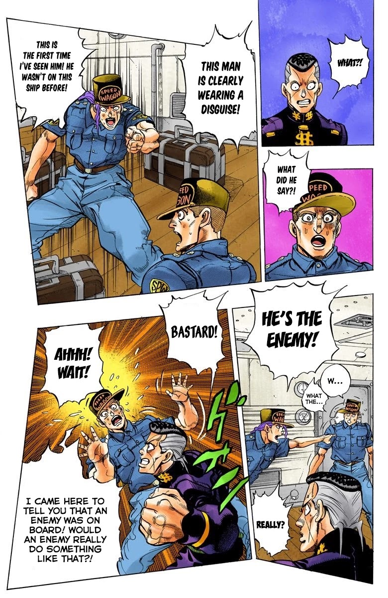 JoJo's Bizarre Adventure Part 4 - Diamond is Unbreakable (Official Colored) Chapter 49 page 12 - Chapter 49: Red Hot Chili Pepper - Part 8