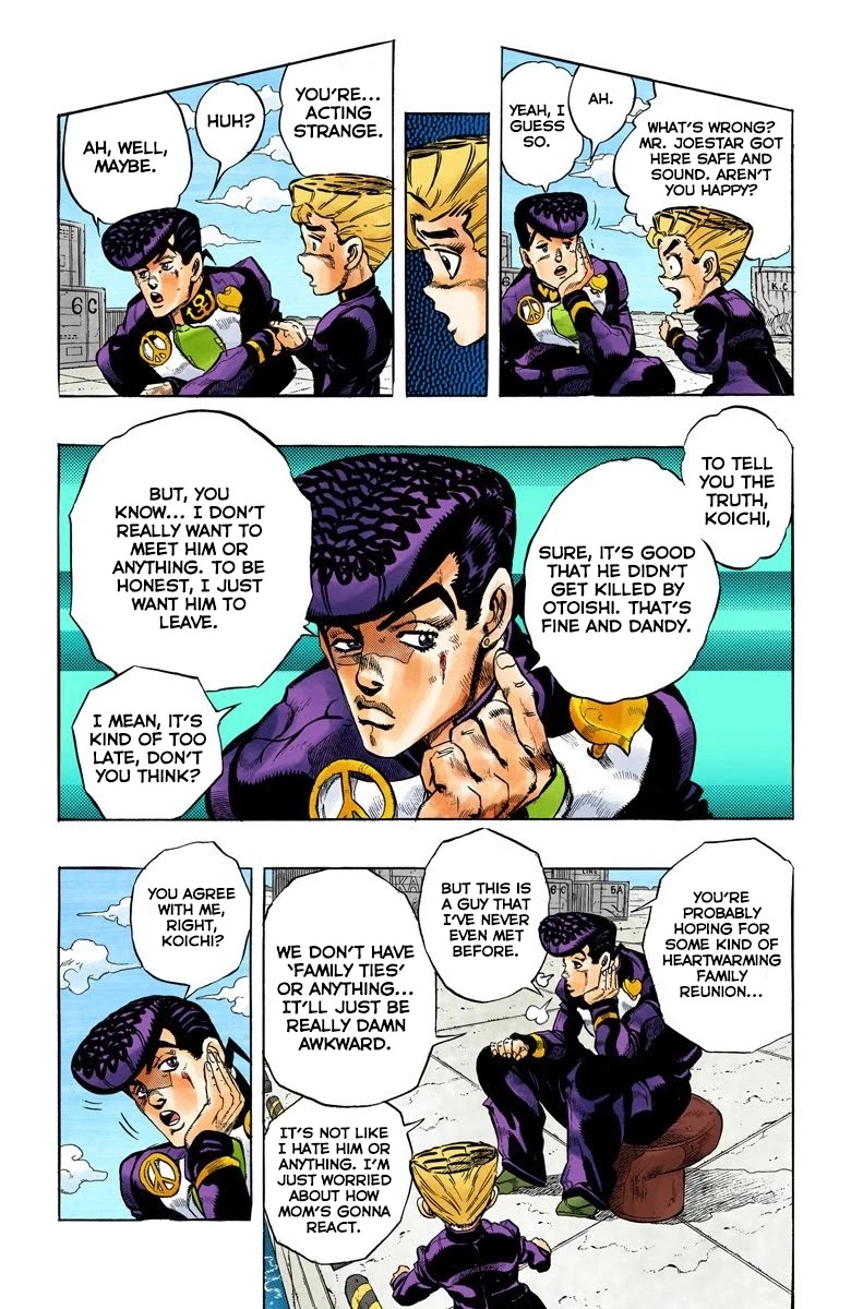 JoJo's Bizarre Adventure Part 4 - Diamond is Unbreakable (Official Colored) Chapter 49 page 7 - Chapter 49: Red Hot Chili Pepper - Part 8